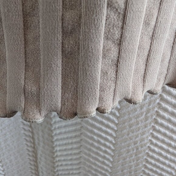 Offline by Aerie Beige OG Groove Midi Skirt Ribbed Side Slits Size Small Neutral - Picture 11 of 11